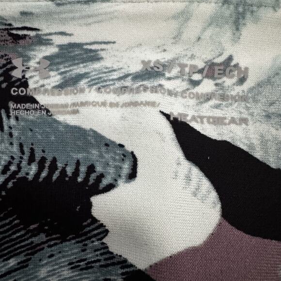 Under Armour Womens XS Leggings HeatGear Compression Crop Activewear Athleisure - Picture 10 of 12